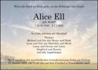 eine Anzeige